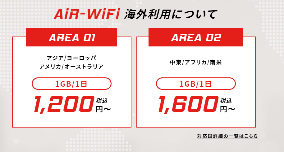 AIR-WiFi海外利用について